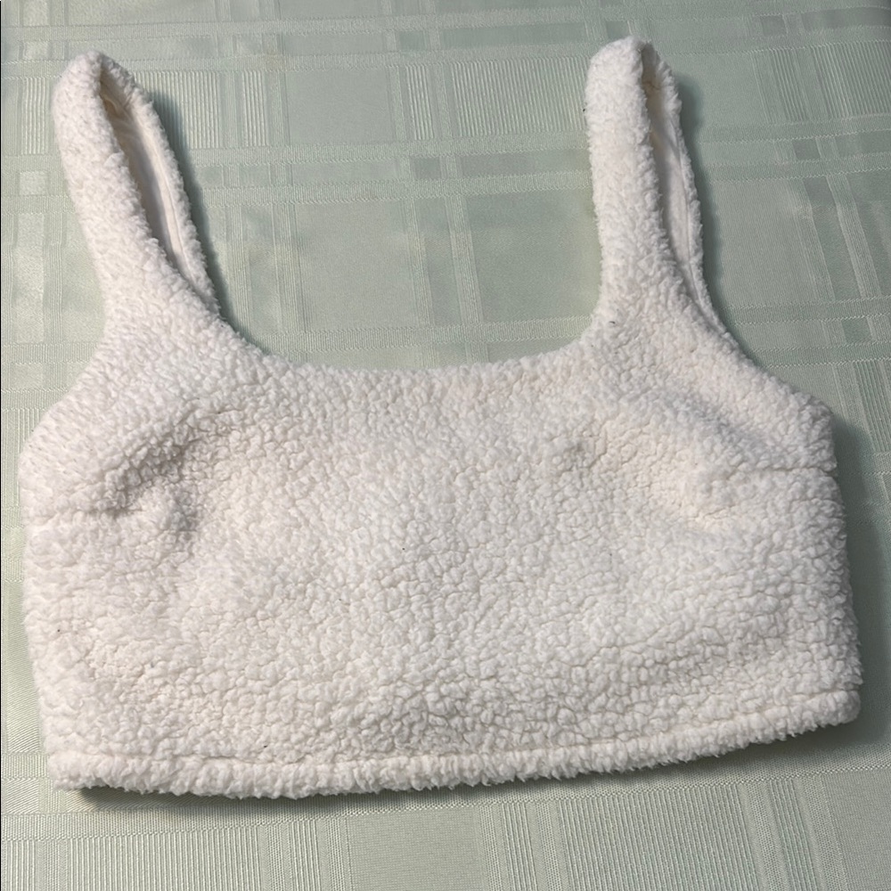 Gilly Hicks White Sherpa Top